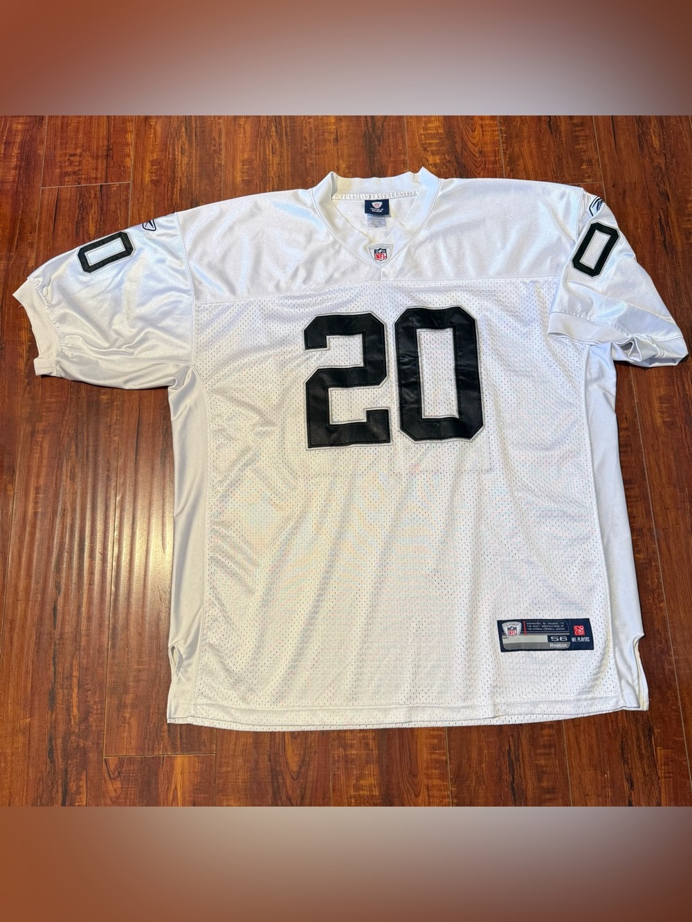 Darren McFadden #20 Reebok Oakland Raiders NFL Jersey Men Sz-56/XL Used Read Blw
